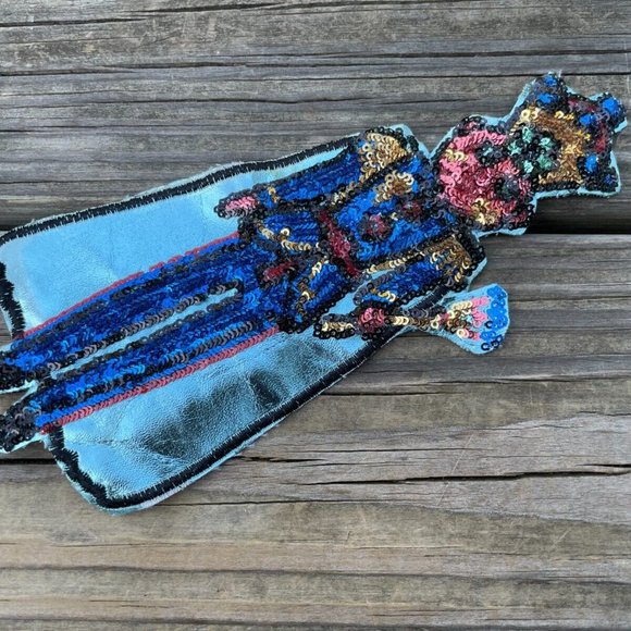 Joker Patch Sequin Embroidery Iron On Patches for Jacket Clothes Craft - Picture 3 of 6